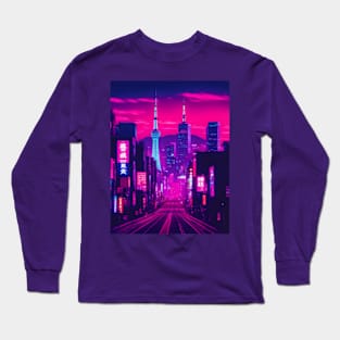 Tokyo~wave Long Sleeve T-Shirt